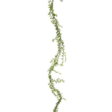 Dekorativní věnec drátěné révy WEIJIA, zelený, 180cm