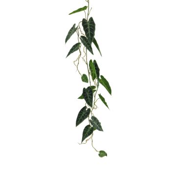 Umělý věnec Alocasia Sanderiana NAZIHE, zelený, 105cm