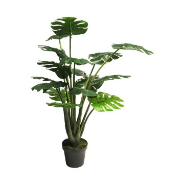 Umělá rostlina philodendron monstera deliciosa LEJING, dekorativní květináč, 120cm