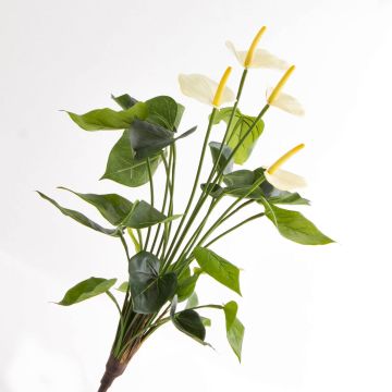 Umělá květina sasanka LORIE na zápichu, krémová, 55cm, 6x8cm