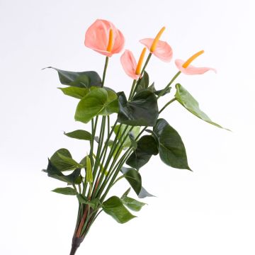 Umělá květina sasanka LORIE na zápichu, růžová, 55cm, 6x8cm