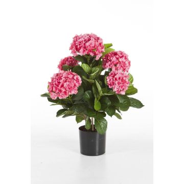 Umělá květina hortenzie HARUKA, růžová, 55cm, Ø10-15cm