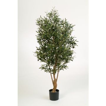 Umělý stromek olivovník ALEXANDROS, skutečný kmen, s plody, 170cm