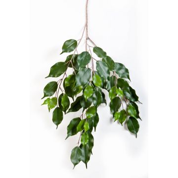 Umělá větvička fíkovníku drobnolistého SUNIL, težko hořlavá, zelená, 75cm