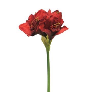Umělá květina amarylis HEJIA, červená, 60cm