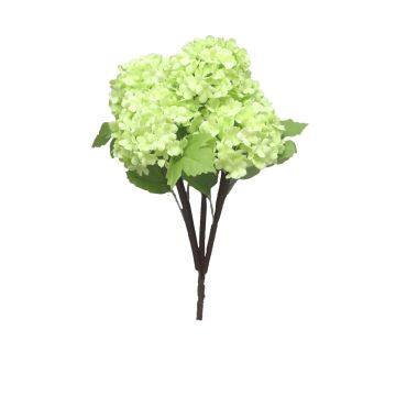 Umělá květina sněhová koule JIALIHE na zápichu, světle zelená, 30cm