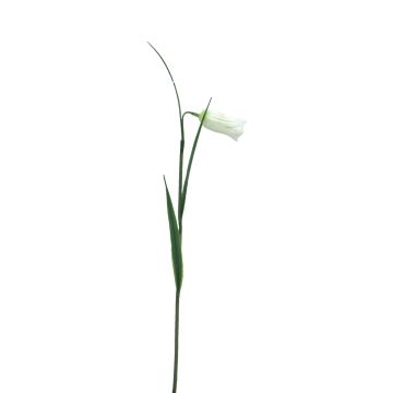 Umělá květina zvonek LUXING, bílá, 40cm