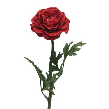 Umělá květina ranunculus XINLING, červená, 55cm