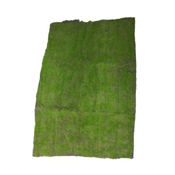 Umělá mechová rohož ANYUN, zelená, 100x100cm