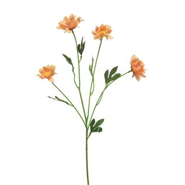 Umělá květina chryzantéma AJUAN, oranžová, 60cm
