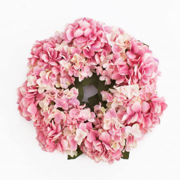 Umělá kytice hortenzie MEJA, růžová, Ø35cm