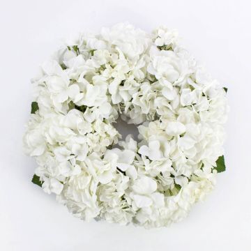 Umělá kytice hortenzie MEJA, krémovo-bílá, Ø35cm