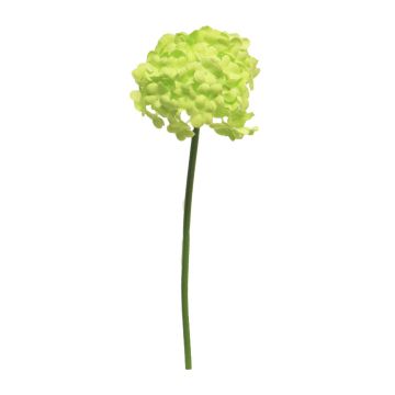 Umělá květina sněhová koule GENGMU, světle zelená, 30cm