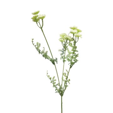 Umělá květina řebříček YISUAN, bílá, 50cm