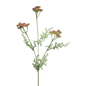 Umělá květina řebříček YISUAN, růžová, 50cm