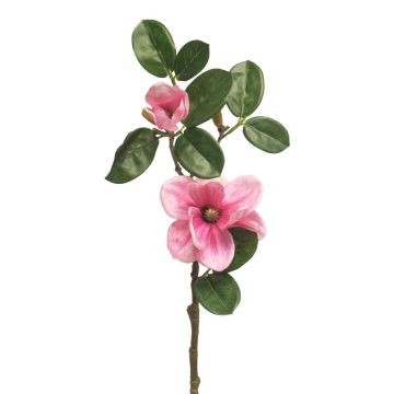 Umělá květina magnólie KETIAN, růžová, 50cm