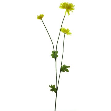 Umělá květina chryzantéma YUNJUAN, žlutá, 60cm