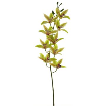 Dekorační větve orchideje YAMEI, zeleno-růžové, 80cm