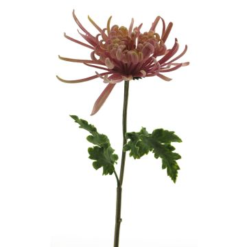 Deko květina chryzantéma YASULI, růžovo-lavandulová, 70cm
