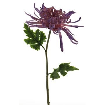 Deko květina chryzantéma YASULI, fialová, 70cm
