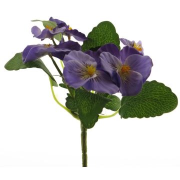 Umělá květina maceška FANGMU na zápichu, fialová, 20cm