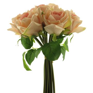Umělá kytice růží LANXIA, růžová, 25cm
