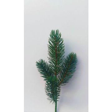Umělá jedlová větev ALOSANA, zelená, 25cm