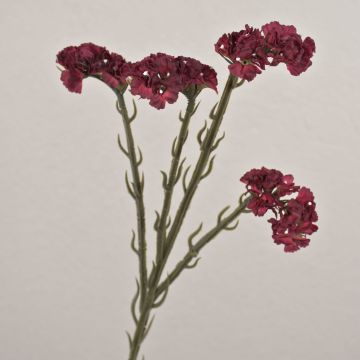 Umělý plážový šeřík AYISHA, suchý vzhled, tmavě červený, 65cm