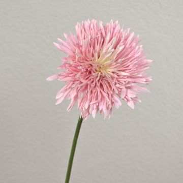 Textilní chryzantéma NANDITA, růžová, 60cm, Ø15cm