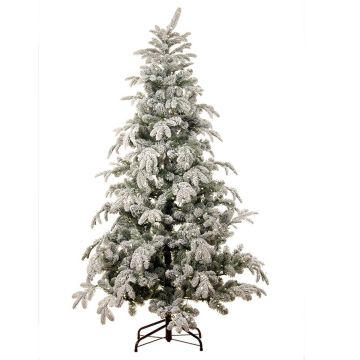 Umělý vánoční stromek DALIO, LED diody, zasněžený, 150cm