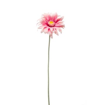 Umělá gerbera BILFON, růžová, 50cm