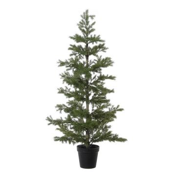 Umělý vánoční stromek EDELIRA v ozdobném květináči, 90cm