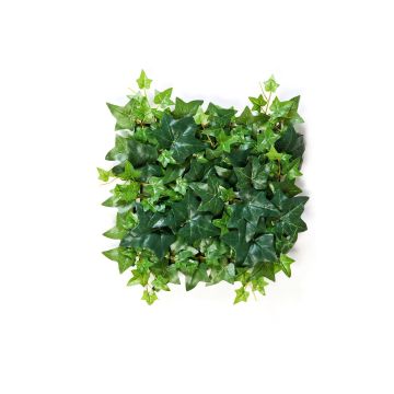 Umělá rostlina živý plot - břečťan LUKA, zelená, 30x30cm