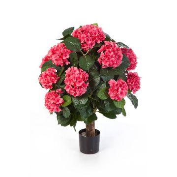 Umělá květina hortenzie HARUKA na stonku, růžová, 60cm, Ø9-16cm