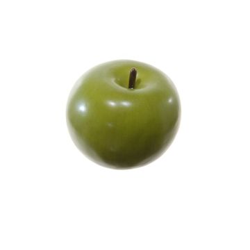 Umělé ovocné jablko AKIMO, zelené, 6,5cm, Ø8cm