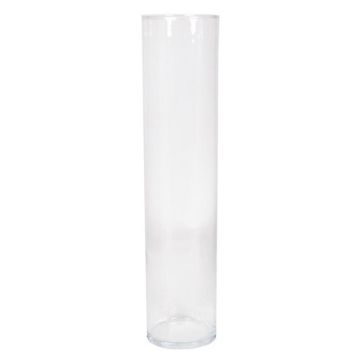 Skleněný váza válec SANYA OCEAN, čirý, 40cm, Ø9cm