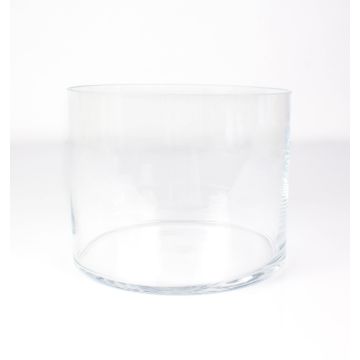 Svícen na čajovou svíčku SANSA EARTH, průhledný, 15cm, Ø18,5cm