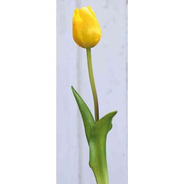 Plastový tulipán LONA, žlutý, 45cm, Ø4cm