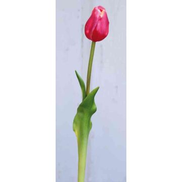 Plastový tulipán LONA, růžový, 45cm, Ø4cm