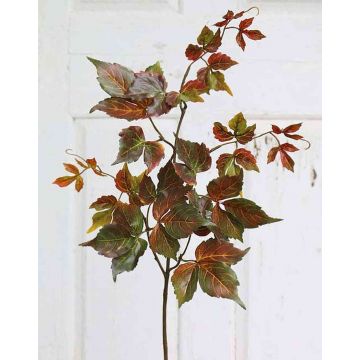 Umělá větev divoké vinné révy FLODINA, červeno-zelená, 70cm