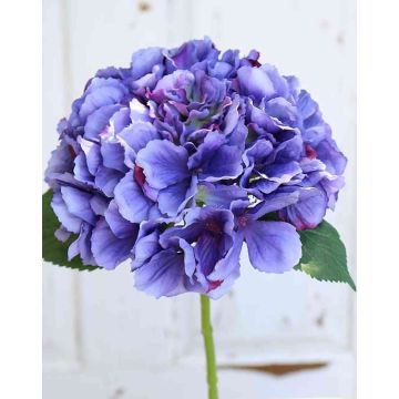 Umělá hortenzie MALENA, modro-růžová, 40cm, Ø19cm