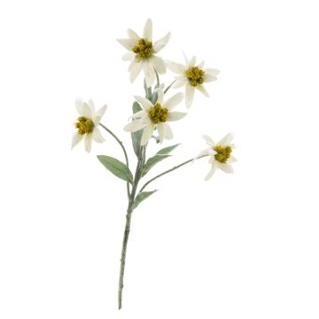 Umělá rostlina plesnivec SOPHIA, bílá, 40cm, Ø5-6cm