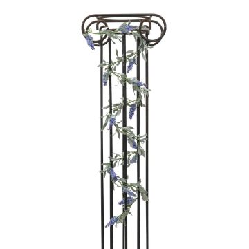 Plastová levandulová girlanda SPENCER, modrá, 180cm, Ø2cm