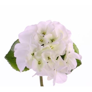 Umělá hortenzie CHIDORI, bílo-zelená, 30cm, Ø13cm