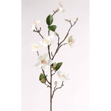 Textilní květina šácholan MASAHI, krémová, 90cm, Ø4-8cm