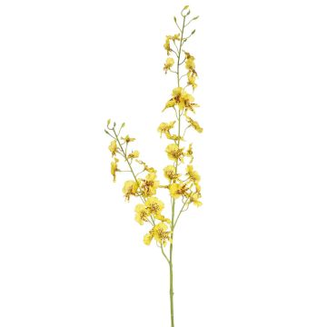 Umělá větev orchideje oncidium TALIAH, žlutá, 85cm