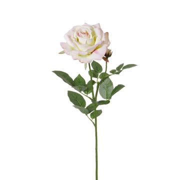 Umělá růže JANINE, světle růžová, 70cm, Ø12cm