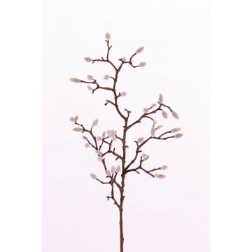 Umělá větvička šácholanu KOTORI, bílá, 75cm