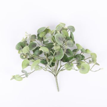 Umělý stříbrný dešťový závěs RONAS, květiny, zápich, zelená, 25cm