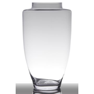 Elegantní váza ze skla LACEY, čirá, 31,5cm, Ø18cm